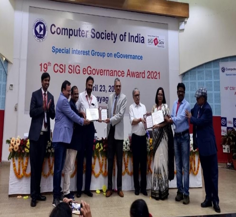 Relief Commissioner Odisha received E-governance National level award
